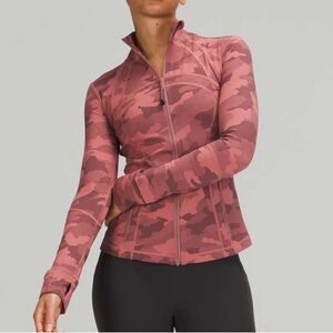 Lululemon Define Jacket Heritage 365 Camo Brier Rose Multi Sz 12